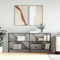 JUNG Vida Konsolentisch Grau Sonoma 160x30x75 cm Holzwerkstoff und Eisen