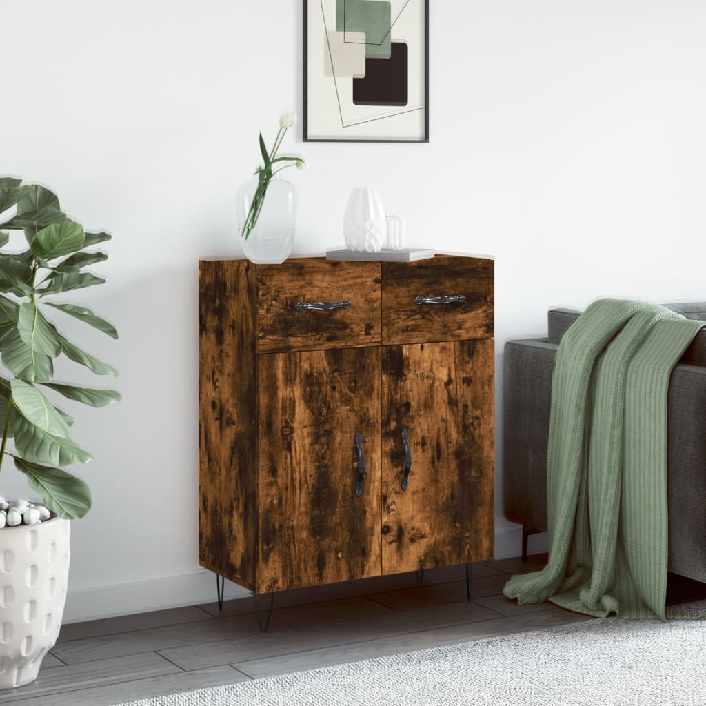 JUNG Vida Sideboard Räuchereiche 69,5x34x90 cm Holzwerkstoff