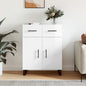 JUNG Vida Sideboard Hochglanz-Weiß 69,5x34x90 cm Holzwerkstoff