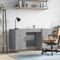 JUNG Vida Schreibtisch Grau Sonoma 140x50x75 cm Holzwerkstoff