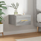JUNG Vida Wand-Nachttisch Grau Sonoma 35x35x20 cm