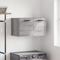 JUNG Vida Wandschrank Grau Sonoma 60x36,5x35 cm Holzwerkstoff