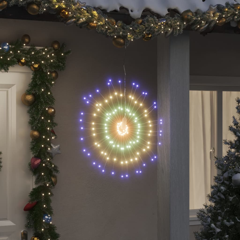 JUNG Vida Weihnachtsbeleuchtungen Feuerwerk 8 Stk. 140 LEDs Mehrfarbig