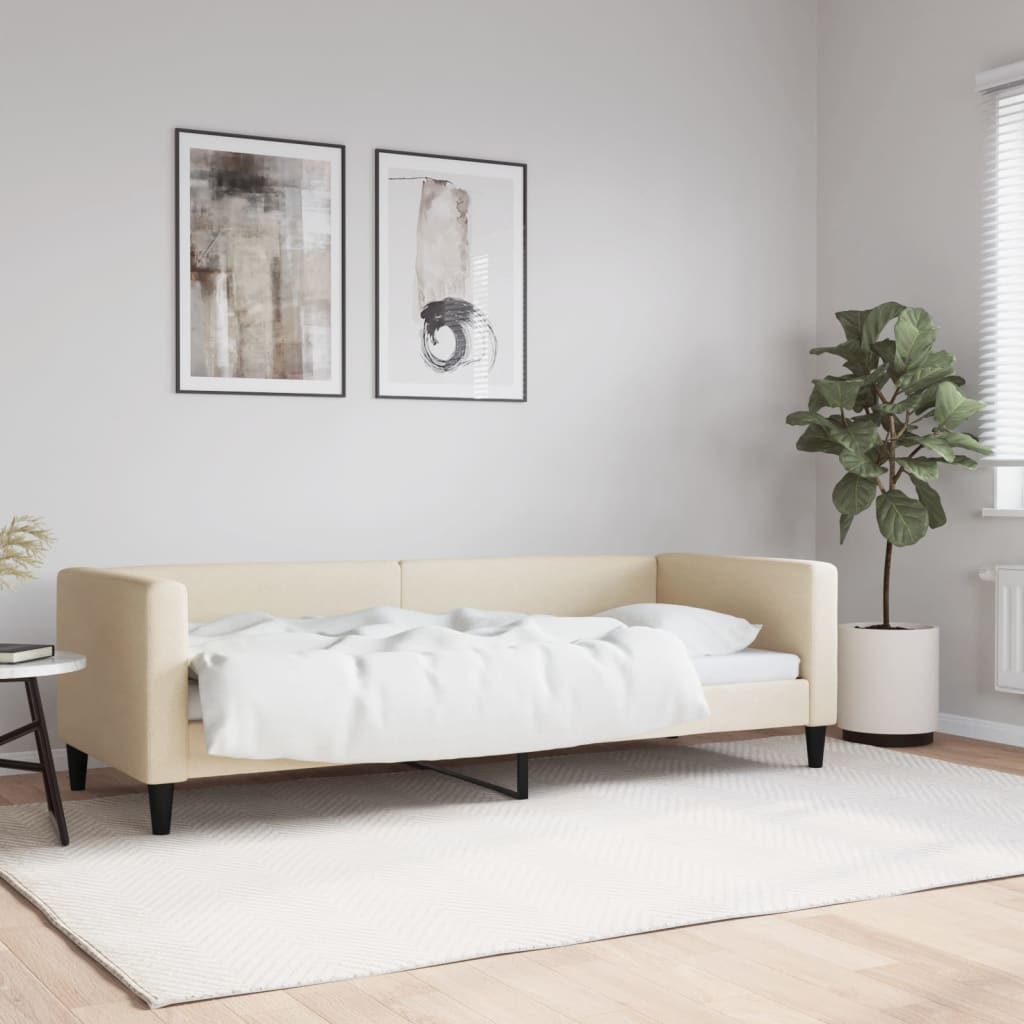 JUNG Vida Tagesbett Creme 80x200 cm Stoff