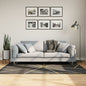 JUNG Vida Teppich Waschbar Schwarz und Golden 120x180 cm Rutschfest