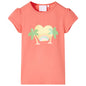 JUNG Vida Kinder-T-Shirt Korallenrosa 116