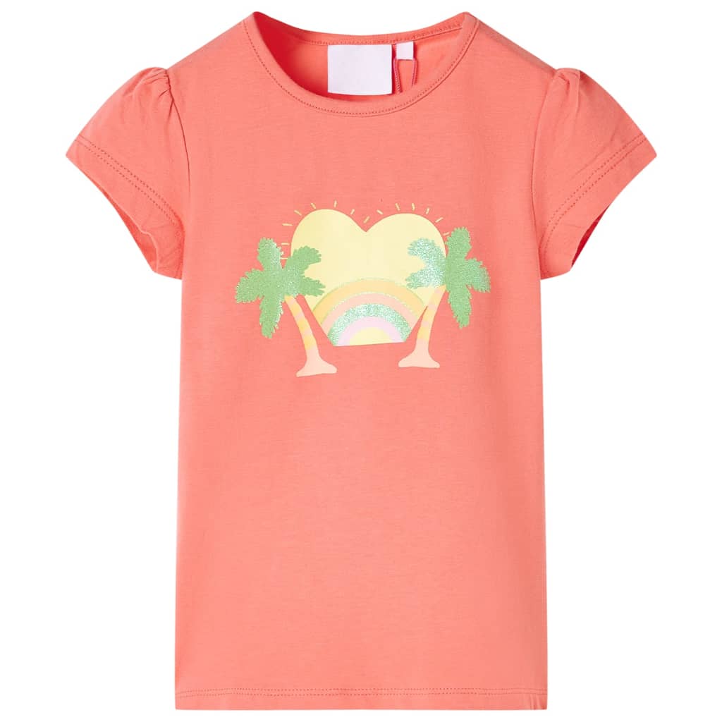 JUNG Vida Kinder-T-Shirt Korallenrosa 128