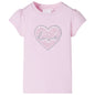 JUNG Vida Kinder-T-Shirt Hellrosa 140