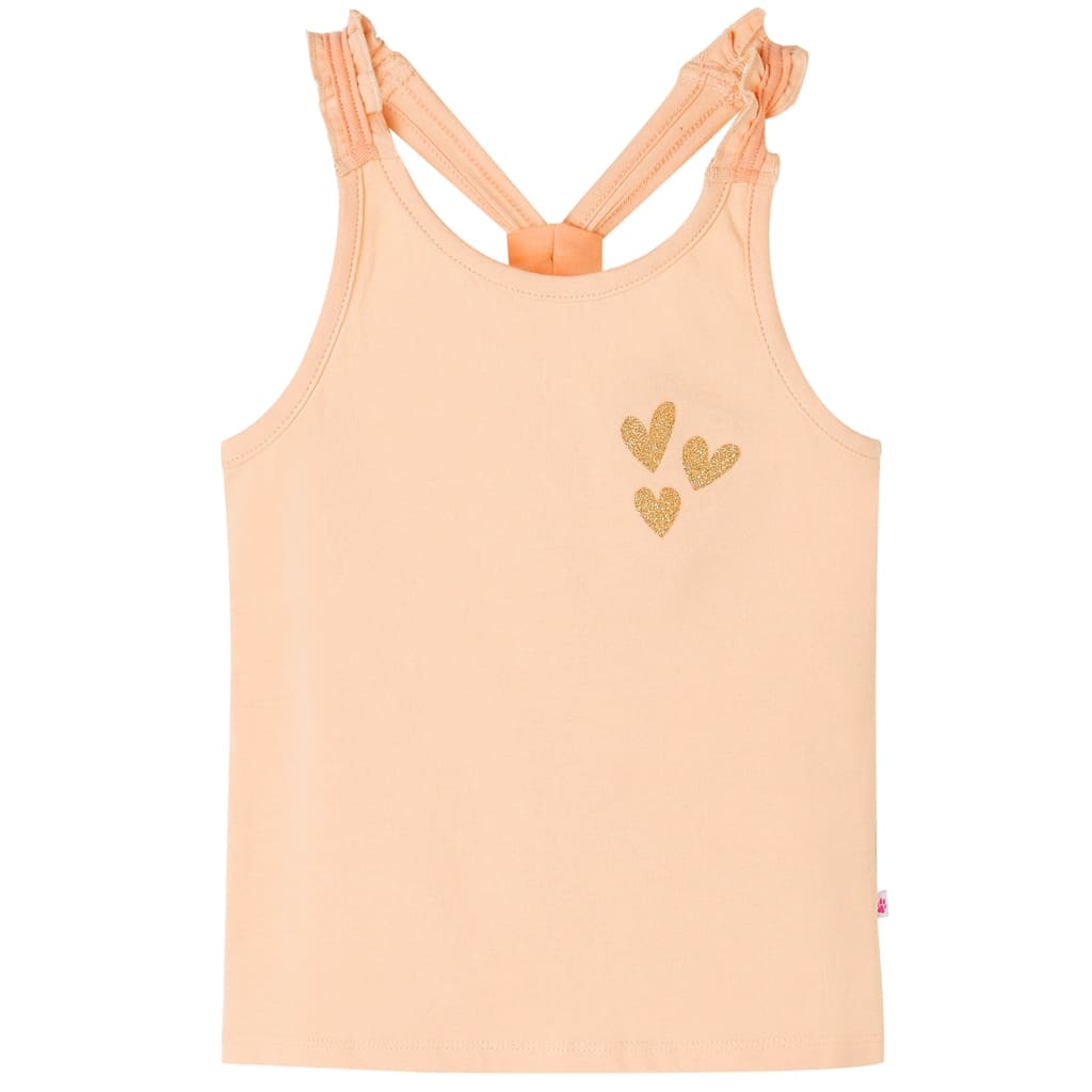 JUNG Vida Kinder-Tanktop Hellorange 140
