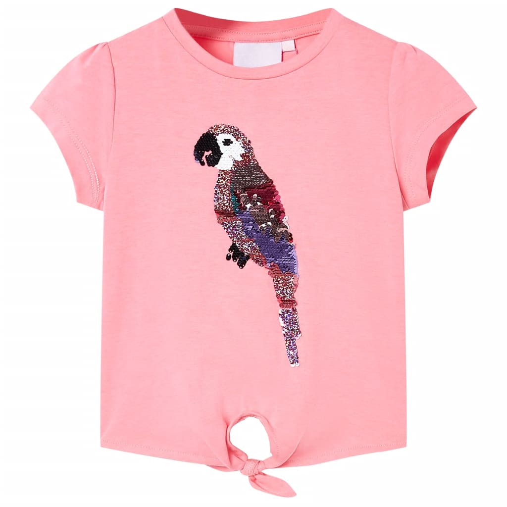 JUNG Vida Kinder-T-Shirt Neonrosa 92