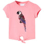 JUNG Vida Kinder-T-Shirt Neonrosa 128