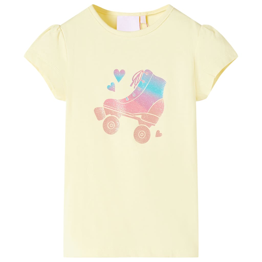 JUNG Vida Kinder-T-Shirt Zartgelb 116