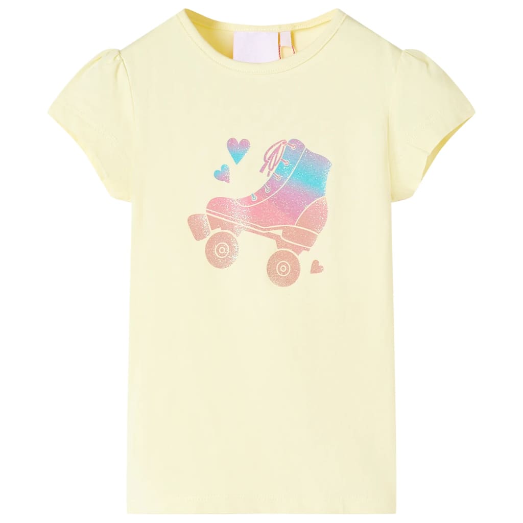 JUNG Vida Kinder-T-Shirt Zartgelb 128