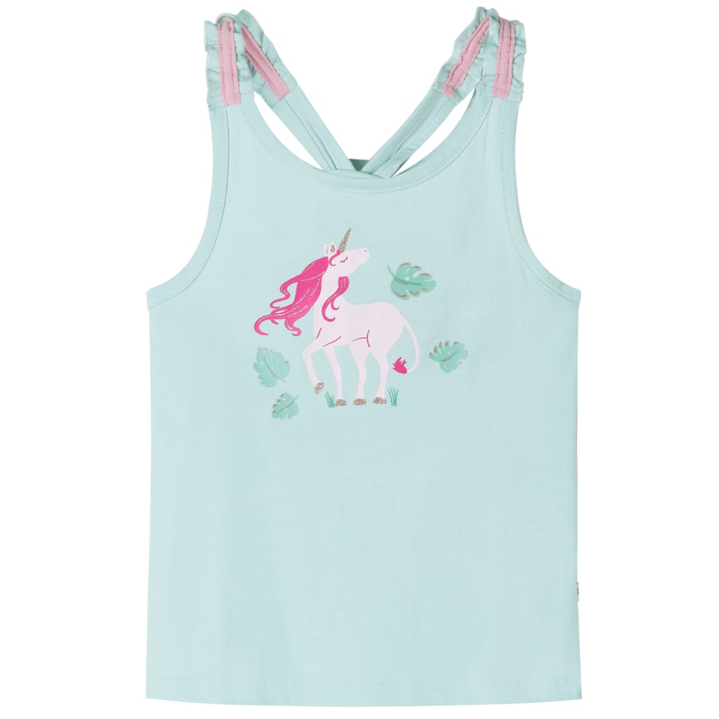 JUNG Vida Kinder-Tanktop Helles Minzgrün 116