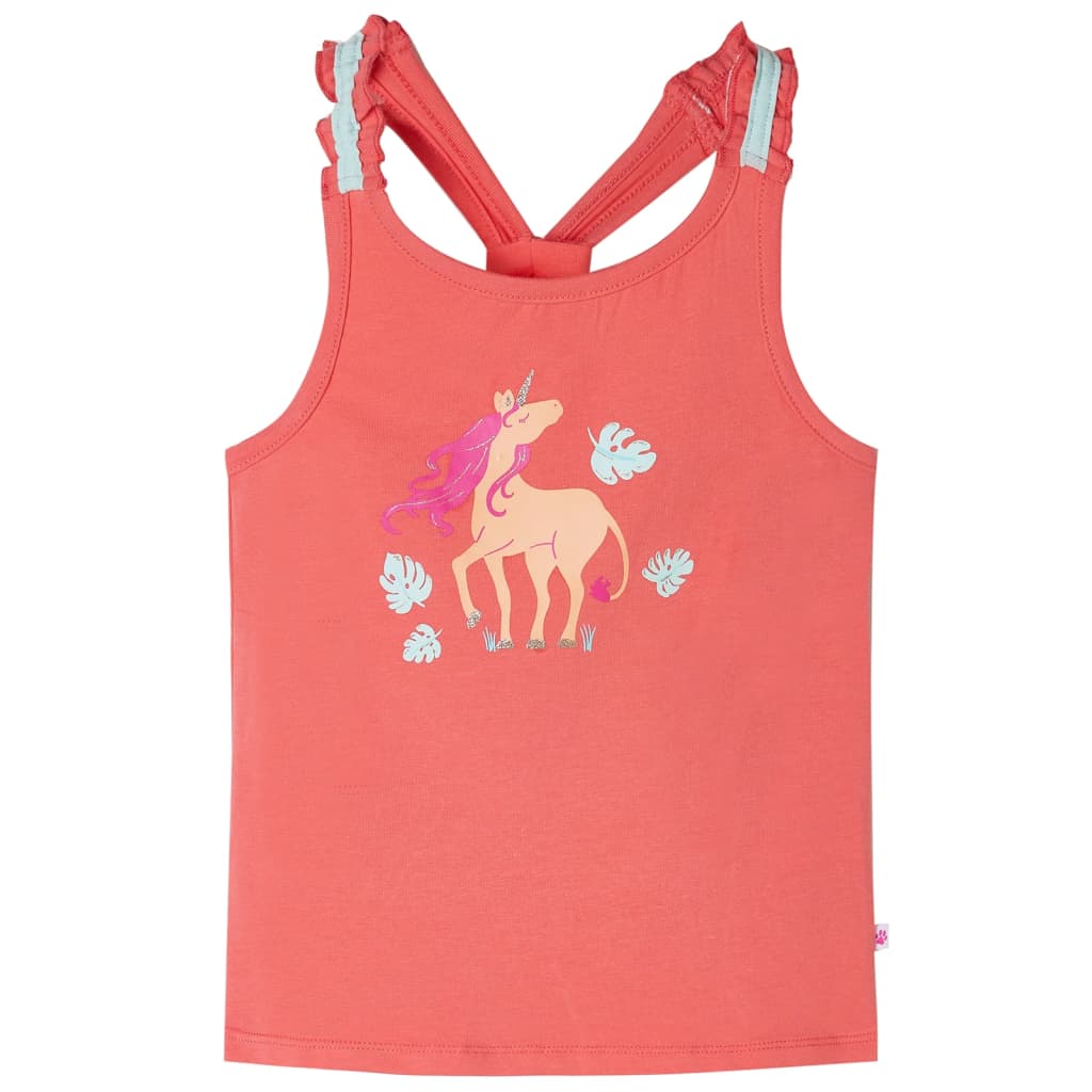 JUNG Vida Kinder-Tanktop Korallenrosa 140