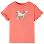 JUNG Vida Kinder-Kurzarmshirt Korallenrosa 140