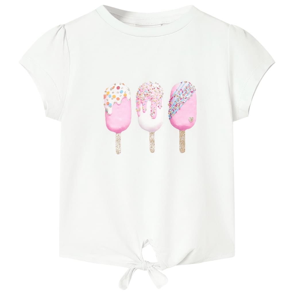 JUNG Vida Kinder-T-Shirt Ecru 128