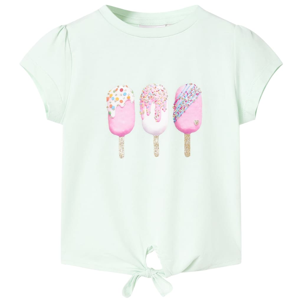 JUNG Vida Kinder-T-Shirt Helles Minzgrün 116