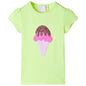JUNG Vida Kinder-T-Shirt Neongelb 116