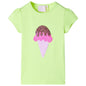 JUNG Vida Kinder-T-Shirt Neongelb 140