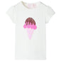 JUNG Vida Kinder-T-Shirt Ecru 128