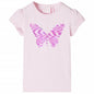 JUNG Vida Kinder-T-Shirt mit Flügelärmeln Zartrosa 128