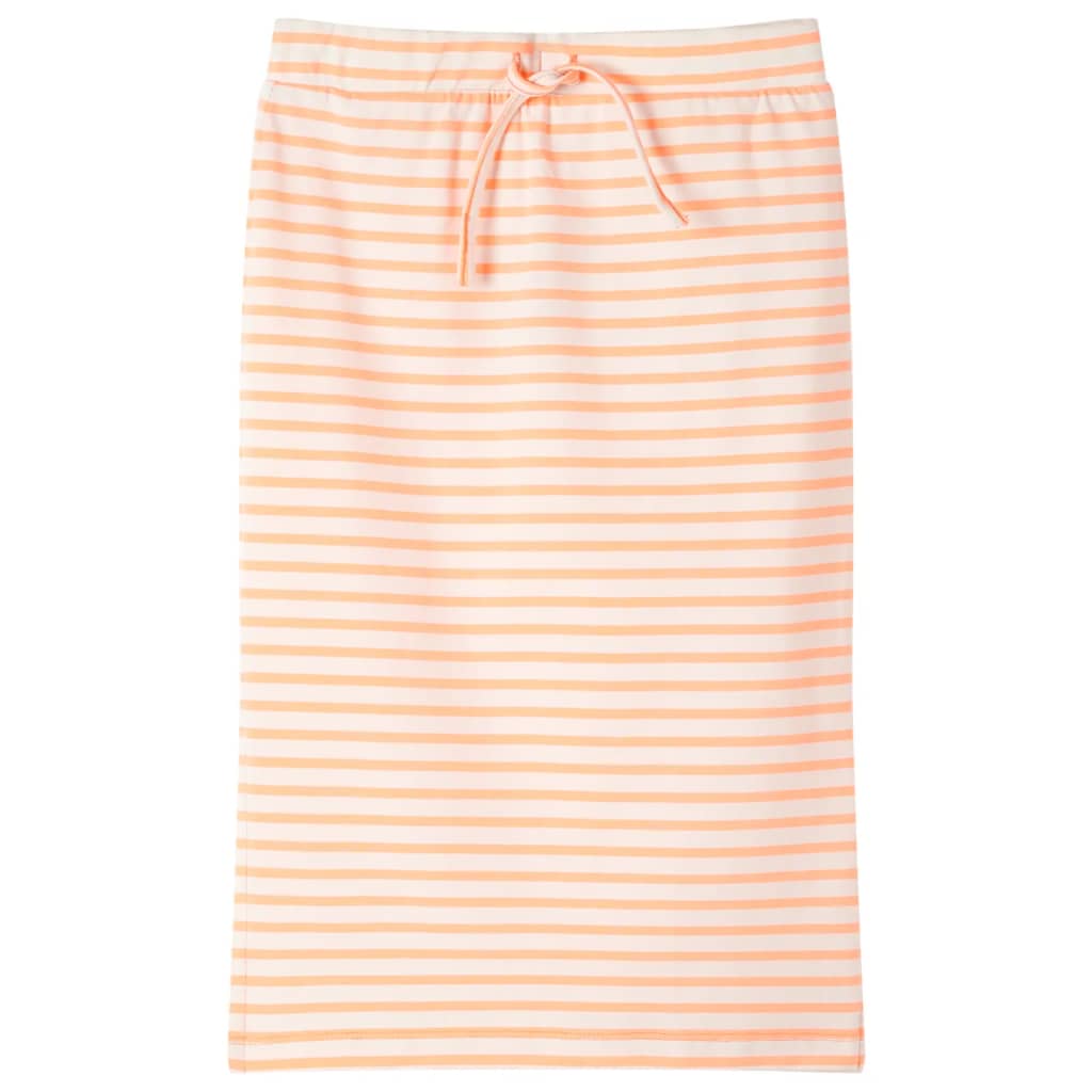 JUNG Vida Kinderrock mit Streifen Gerade Neonorange 128