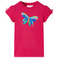 JUNG Vida Kinder-T-Shirt Knallrosa 128