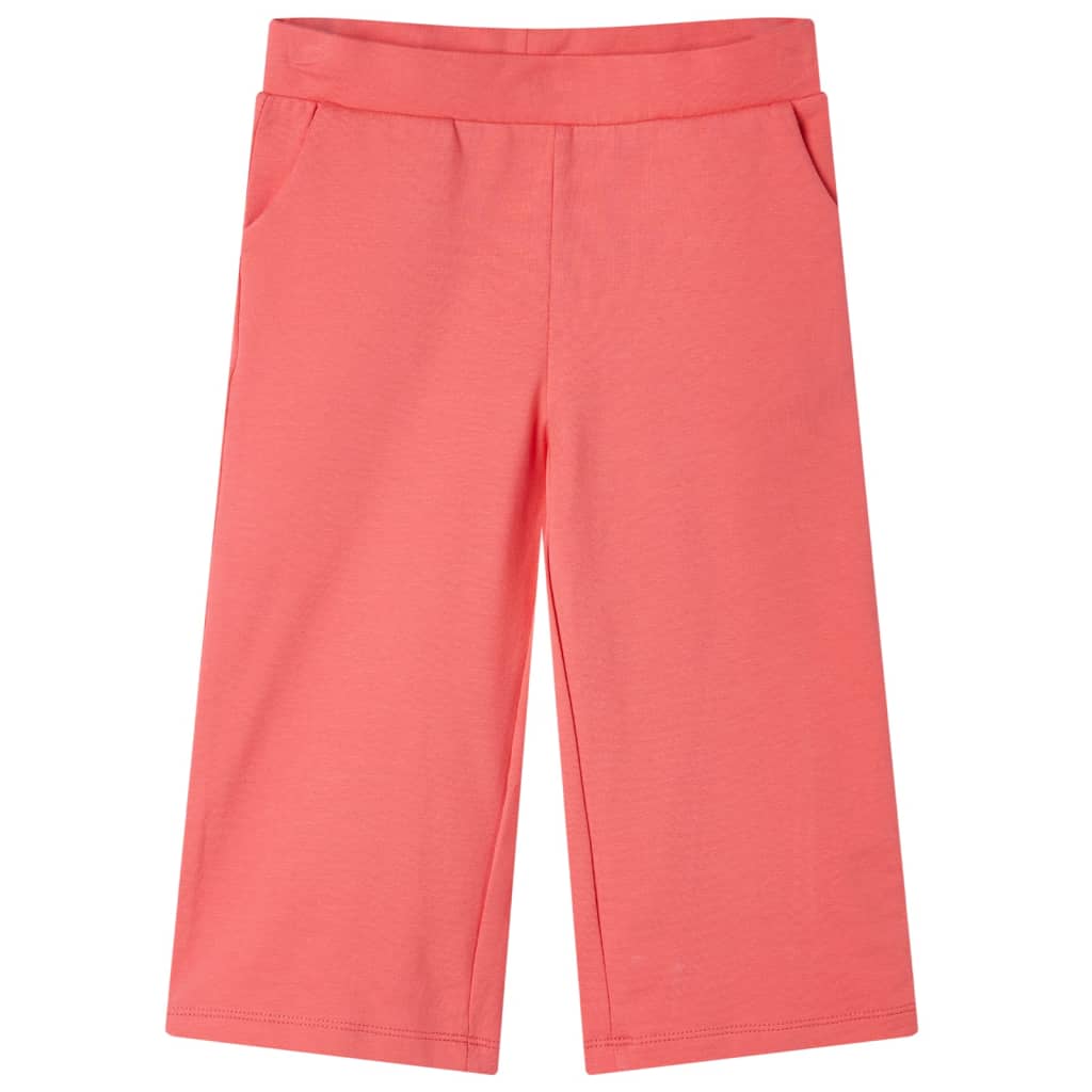 JUNG Vida Kinderhose mit Weiten Beinen Korallenrosa 128