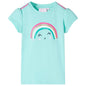 JUNG Vida Kinder-T-Shirt Helles Minzgrün 140