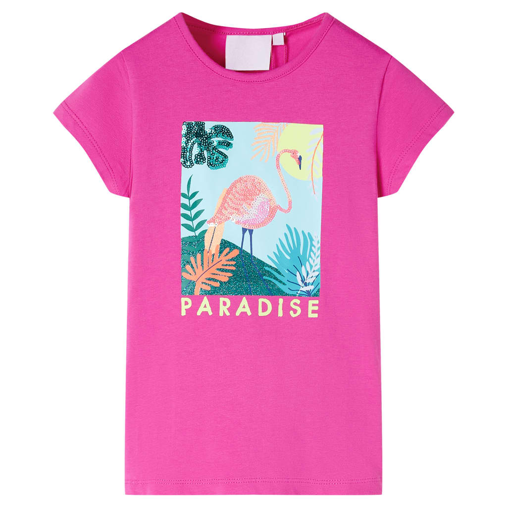 JUNG Vida Kinder T-Shirt Dunkelrosa 104