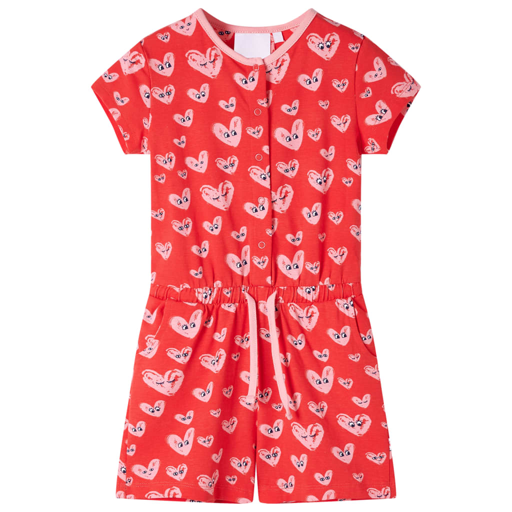 JUNG Vida Kinder-Spielanzug Rot 128