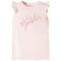 JUNG Vida Kinder-T-Shirt mit Rüschenärmeln Zartrosa 140