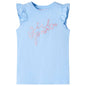 JUNG Vida Kinder-T-Shirt mit Rüschenärmeln Hellblau 104