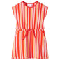 JUNG Vida Kinderkleid mit Kordelzug Rosa und Rot 116