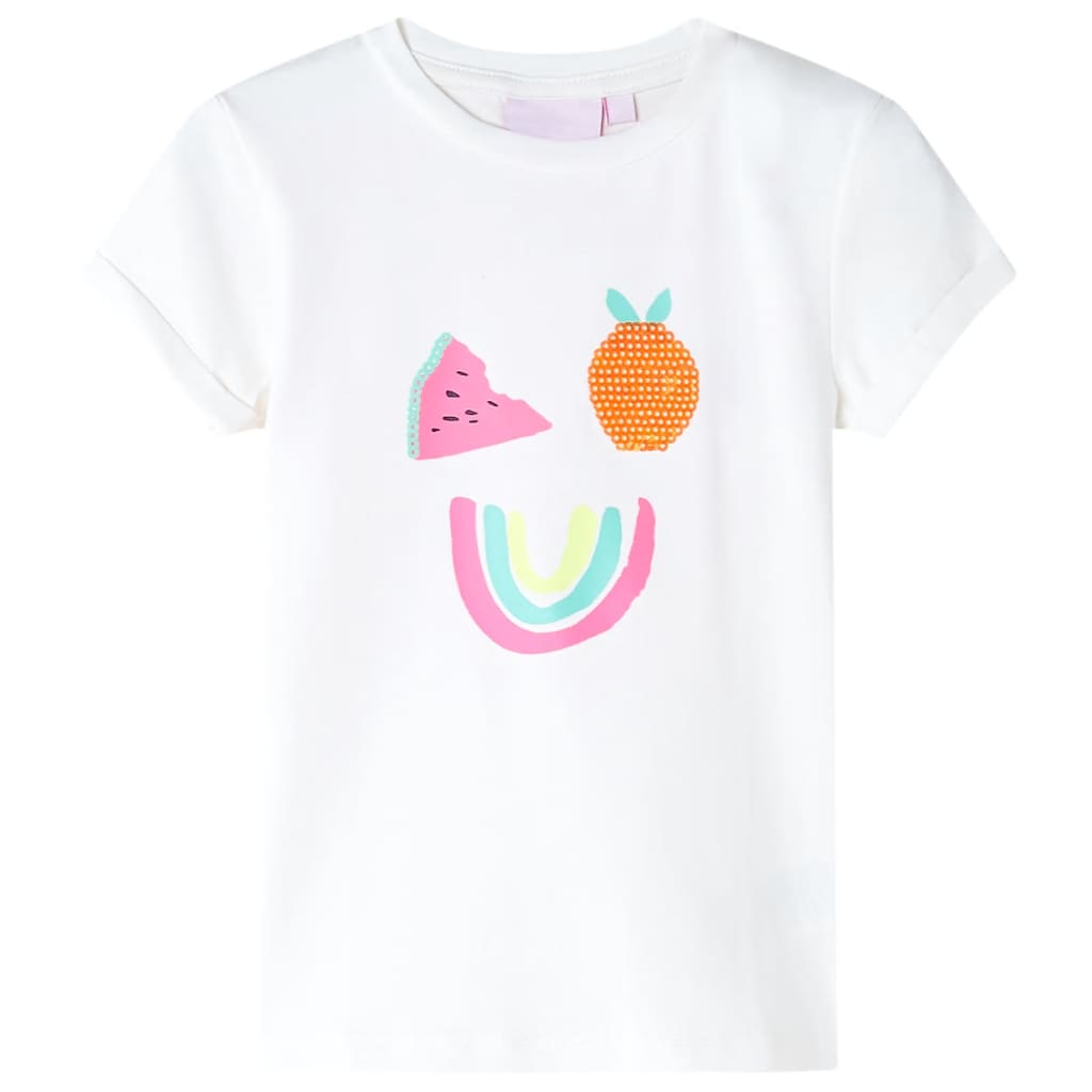 JUNG Vida Kinder-T-Shirt Ecru 116
