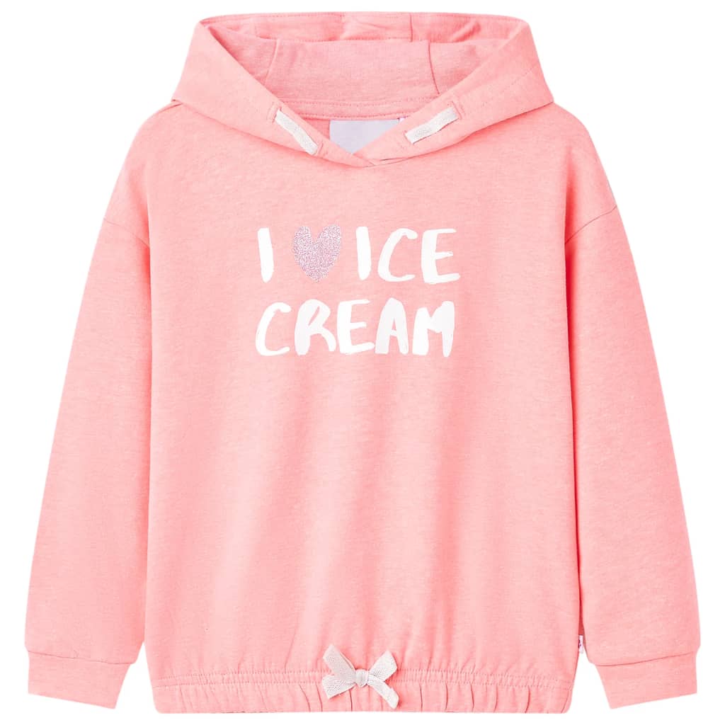 JUNG Vida Kinder-Kapuzenpullover Hellrosa 104