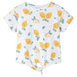 JUNG Vida Kinder-T-Shirt mit Bindesaum Ecru 92