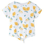 JUNG Vida Kinder-T-Shirt mit Bindesaum Ecru 104