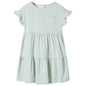 JUNG Vida Kinderkleid mit Rüschenärmeln Minzgrün 128