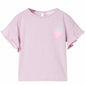 JUNG Vida Kinder-T-Shirt mit Rüschenärmeln Lila 104
