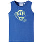 JUNG Vida Kinder-Tanktop Blau Melange 92