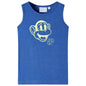 JUNG Vida Kinder-Tanktop Blau Melange 116