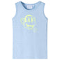 JUNG Vida Kinder-Tanktop Hellblau Melange 104