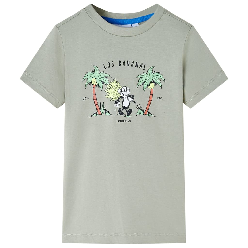 JUNG Vida Kinder-T-Shirt Helles Khaki 140