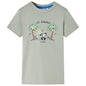 JUNG Vida Kinder-T-Shirt Helles Khaki 140