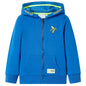 JUNG Vida Kinder-Kapuzenpullover mit Reißverschluss Blau 116