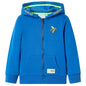JUNG Vida Kinder-Kapuzenpullover mit Reißverschluss Blau 128