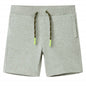JUNG Vida Kindershorts mit Kordelzug Hellkhaki Melange 104