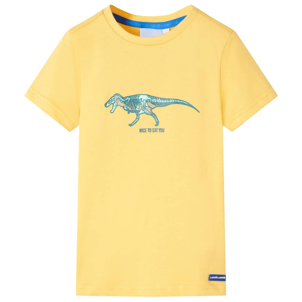 JUNG Vida Kinder-T-Shirt Helles Ocker 104